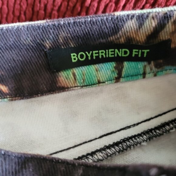 Jaded London tie dye boyfriend fit jeans size 25W - Picture 6 of 6